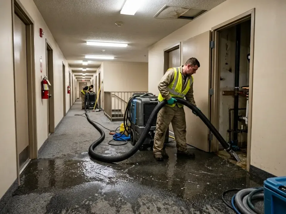 multi-unit-apartment-hallway-f-005 — frequently asked questions, Emergency Burst Pipe Water Extraction & Removal in Cartersv…